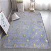 GGBOND Tappeto luminoso, si illumina al buio, tappeti da camera per ragazzi, breve spugna di peluche, sandwich, morbido, comodo, 80 x 120 cm