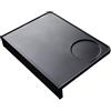 SagaSave Tappetino per caffè in silicone, quadrato, con bordo angolare, supporto per tamponamento, antiscivolo, per casa, cucina, bar (20 x 15 cm)