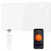 Mursche Parete Riscaldante a infrarossi da 450W - Termostato pannello radiante infrarosso Dispositivo autonomo con telecomando Risparmio energetico con APP WiFi Radiatore elettrico a parete