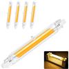 Hsientpe Lampadine LED R7S 118mm Dimmerabile, 20W 3000K Bianca Calda 2000LM, Equivalenti a 200W Alogene, COB LED Lineari, 4 Pezzi