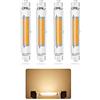 AEPOYU Lampadina R7S LED 78mm 15W - 4 Pezzi, 1500LM, Bianco Caldo 2700K, Equivalente a 150W Lampada Alogena