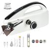 Risegun Mini macchina da cucire manuale portatile, macchina da cucire elettrica con accessori da cucire, portatile sewing macchina principianti per indumenti, tessuti, casa e viaggi