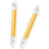 MJGFD 20W R7S LED 118mm Dimmerabile Lampadina, 118mm 20W LED COB Equivalenti a 200W Lampada Alogena, Bianco Caldo 3000K, 2000LM Nessun Sfarfallio, Illuminazione Fascio 360°, 2 Pezzi