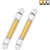 Aseoacc R7S LED 78MM, 20W LED R7S 78MM Dimmerabile Lampadina Lineare Equivalente 200W Lampada Alogena, 360 Gradi, AC 220V-240V, 2000LM (Bianco freddo 6000k, 2 x 78mm 20w)