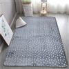 XMwike - Tappeto luminoso fosforescente, per bambini, antiscivolo, per camera da letto e salotto, grigio scuro con stelle, 120 x 80 cm