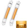 MJGFD Lampadine R7S LED 118mm Dimmerabile, Lampadina LED R7S 118mm 30W Equivalenti a 300W lampada Alogene, Bianco Naturale 4500K 3000LM, Nessun Sfarfallio, Illuminazione Fascio 360°, 2er Pack