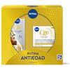 NIVEA Confezione Q10 antirughe routine antietà crema da giorno (1 x 50 ml) + siero doppia azione (1 x 30 ml) - trattamento rassodante, antirughe - pelle secca, mista, normale - 80 ml