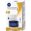NIVEA Crema antirughe + rivitalizzante giorno e notte 55+ 2 confezioni - Set idratante viso nutriente per pelli mature, crema giorno con olio di argan e crema notte con olio di avocado - totale 100 ml