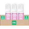 Chilly Delicato Detergente Intimo in Mousse Senza Risciacquo Azione Protettiva e Anti-Odore con Timo e Salvia Igiene Rapida pH 5 Uso Quotidiano Ginecologicamente Testato - 3 Flaconi da 100ml
