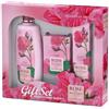 biofresh cosmetics Set regalo alla rosa con shampoo da 330 ml, sapone da 80 g e crema mani da 75 ml