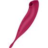 Satisfyer Twirling Pro Connect App Dildo Vibratore a Onde di Pressione | Sex Toys Clitorideo da Donna | Silicone delicato sul Corpo | Controllo Bluetooth e App | Silenzioso e Potente