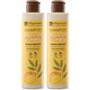 LASAPONARIA La Saponaria Shampoo Salvia E Limone Bio (Confezione da 2)
