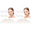 VEGCOO 80 Pezzi Face Lift Tape, Tiranti Viso Lifting, Cerotti Lifting Viso Tiranti, V Face Lifting Adesivi, Nastro di Sollevamento del Viso per Riduce le Rughe (Confezione da 2)