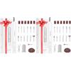 XunmotorYao Fresa per Unghie Professionale Manicure Portatile Manicure e Pedicure Elettrico e Pedicure Set Lima Unghie Elettrica Trapano Chiodo per Casa e Salone con Set,Bianco (Confezione da 2)