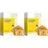 Doppeltree Patch Occhi (18 Paia) - Maschera Occhi Anti Età - Trattamento Occhiaie, Borse, Rughe, Gonfiore - Oro 24K, Collagene, Acido Ialuronico, Idrogel (Confezione da 2)