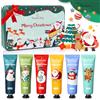 Eleanore's Diary Creme Mani Natalizie, 6pcs Crema Mani Mini,Karitè,Idratazione,Regalo Natale | Calendario Avvento Crema Mani,Burro di Karité Hand Cream,Ripara e Non Unge, Regalo di Natale Originale Donna,Set Idea Regalo