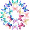 Boao 18 fermagli per capelli a forma di farfalla, glitterati, fermagli per capelli a farfalla, per ragazze e donne, accessori per capelli (set stile 1)