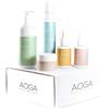 AOGA Skin Care Kit Viso BIO Antirughe & Antimacchie - Skincare Coreana [5 prodotti]: Mousse Detergente, Tonico Mist, Siero Acido Ialuronico, Siero Antimacchia Vitamina C, Crema Bava di Lumaca - Kit Regalo