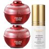 AILKE BOOST LUSTER AILKE Skin Whitening And Freckle-Removing 3 In 1 Set, Day And Night Creams And Serum, With Collagen Hyaluronic Acid,Blemishes Treatment, Rejuvenating, Firming, Women's Vegan & Organic Face Care