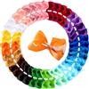 Generic 40 fiocchi per capelli per ragazze in grosgrain clip a coccodrillo per ragazze accessori per capelli
