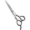 JIESENYU Forbici Parrucchiere Professionale Hair Stylist Cesoie 6 Pollici Argento Mano Sinistra Forbici Set Styling Strumenti (Forbici per taglio)
