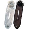 Neptuiby 2 pezzi di strumento per capelli French Twist - Fiore decorativo perline per capelli, creatore di chignon, accessori per lo styling dei per donne, nero e grigio.