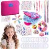 SEMKOTREE Brillantini per Capelli, Accessori per Capelli Applicatore Strass per Capelli con 480 Diamanti e Hair Tinsel, Glitter Applicatore Strass Regalo Bambina 6 7 8 9 Anni