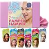 7th Heaven 'Pamper Hamper' Set regalo - Contiene una varietà di maschere facciali peel-off e fango, maschera per il salvataggio dei capelli, puff esfoliante per il corpo 12 pezzi