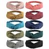 DRESHOW 10 Pezzi Fascia per Capelli Annata Fiore Stampato Criss Cross Annodato Fascia Elastica Turbante Fasce Yoga Testa Contorta Carino Accessori Capelli per Donna e Ragazza