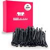 HAARallerliebst 50 Mini mollette per capelli Bobby Pins Nero 3,4 cm in pinker Box di capelli Aller Loving