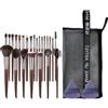 CNNONE Set di pennelli per trucco naturale per ombretto, pennello per trucco con setole di capra per trucco nabor kistey miscelazione pinceaux maquillage (ZH00372)