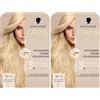 Schwarzkopf Creme Supreme Colorazione 10-0 biondo naturale ultra chiaro (2 x 182 ml), colore permanente per capelli con siero e maschera per capelli protegge dai danni visibili ai capelli, per una