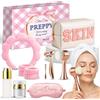 KS LUX Skincare Set viso completo, kit Korean skincare regalo 18 anni ragazza, regalo beauty