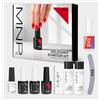 MESAUDA MNP Mesauda Nail Pro Gel Polish Starter Kit completo con scatola e Ultrabond, Nail Prep, Base&Top, Nail Colour Milano Red, Buffer, UV Gel Cleanser e Soak-Off Remover