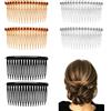 HUTRADE Set di 6 forcine per capelli French Twist, pettine per capelli di alta qualità da agganciare