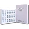 Glov Beauty Kit di rinnovamento dei capelli a microinfusione, sigillo dermico d'oro da 0,25 mm, con fiale di acido ialuronico, peptidi e siero botanico, trattamento idratante per il cuoio capelluto