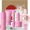 BeauBase 5 IN 1 Glow Up Skincare Set, 7 Pezzi Kit Cura Della Pelle Donna, Prodotti Skincare Viso Kit da Viaggio, mit Spazzola Pulizia Viso & Fascia Capelli , per Ragazze Adolescenti Idratare la Pelle