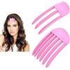 WEIPUER 2 clip volume per capelli, clip volume per l'attaccatura dei capelli, fermagli per capelli naturali senza cuciture, clip per capelli senza impronte, clip per sollevamento radici dei capelli per uomini