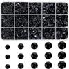 BetterJonny 9600 Strass per Unghie Nail Art, BetterJonny Strass per Unghie Cristallo 2/3/4/5/6mm Nail Art Diamanti in Cristallo a Doppio Lato Strass per Unghie con Pinzetta e Penna Puntatrice Strass per Arte