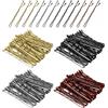 Kavya Forcine per Capelli, Kavya 200 Pcs Mollette per Capelli in Metallo, Set di Forcine Capelli a Forma di Onda da 2 per donne, Mollette Capelli Donna Professionali per Ragazze e Parrucchiere