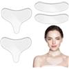 Lunaanda 4 Pezzi Cerotti per Il Viso Silicone Pad, Tamponi Antirughe del Torace | Cerotti Antirughe in Silicone Riutilizzabili, Compreso di Petto Patch Collo Collo Maschera Gli Occhi Guancia Fronte Pad