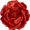 Mecool Grande spilla rosa a forma di fiore per capelli da ragazza, ideale per matrimoni e feste, 1 unité (Lot de 1), Alluminio Poliestere