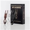 fiona franchimon Forcina per capelli n. 1 | Collezione New York - Crea qualsiasi acconciatura in 30 secondi, acconciature e volume - per tutti i tipi di capelli fini, spessi, lunghi. Tenuta tutto il giorno, senza