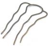Fujiyuan 5 Pz 87 millimetri Forcella Dei Capelli Clip Stick Spina Dei Capelli Bun Plug Titolare Per Le Donne Ragazza Accessori Bronzo