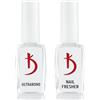 Kodi Professional Primer Unghie Gel e Disidratatore per Unghie senza acidi Nail Prep e Bond Primer Naturale per Polvere Acrilica e Smalto Unghie Gel Set 2 * 12 ml