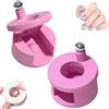 Generisch 2026 New Rotating Cat Eye Magnet, Beginner Friendly Nail Tool with Uniform Magnetic Force & Excellent Light Absorption, Can Easily DIY Glossy Cat Eye Effect (Pink*2)