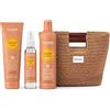 Generico Echosline Solar Kit Doposole Vegan, Maschera 300ml, Olio Protettivo 100ml, Shampoo per Capelli e Corpo 300ml, con Borsa Mare Omaggio