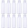 APOMOONS Set di 10 bottiglie da viaggio, 100 ml vuote di plastica da riempire flaconi da viaggio vuote di plastica da riempire Bottiglie Vuoto da Viaggio con Tappo Flip Top per shampoo balsamo lozione