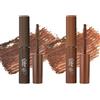 DUFYOC Set Gel Sopracciglia 2 Pezzi (Castano Scuro e Castano Naturale), Mascara per Sopracciglia Waterproof a Lunga Durata, Gel Fissante e Colorato con Mini Scovolino per un Look Naturale e Definito