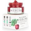 Bella Vita Organic NicoLips Combo Pack | Lip Lightening Scrub Lip Balm per Dark, secca, screpolata e danneggiati Lips